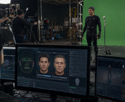 Behind the scenes of deepfake production